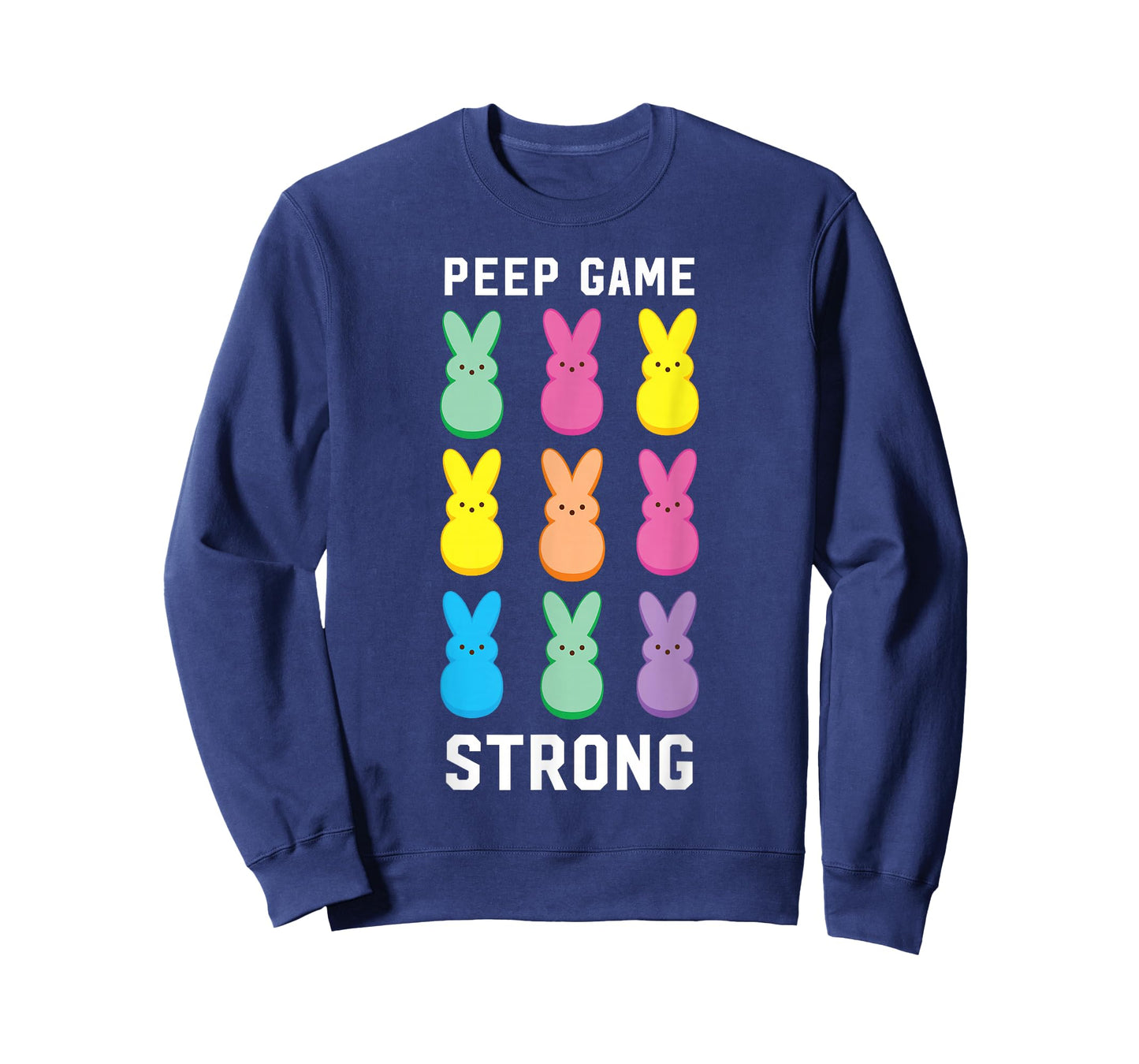 Peeps Easter Strong Peeps Game Colorful Bunnies T-Shirt
