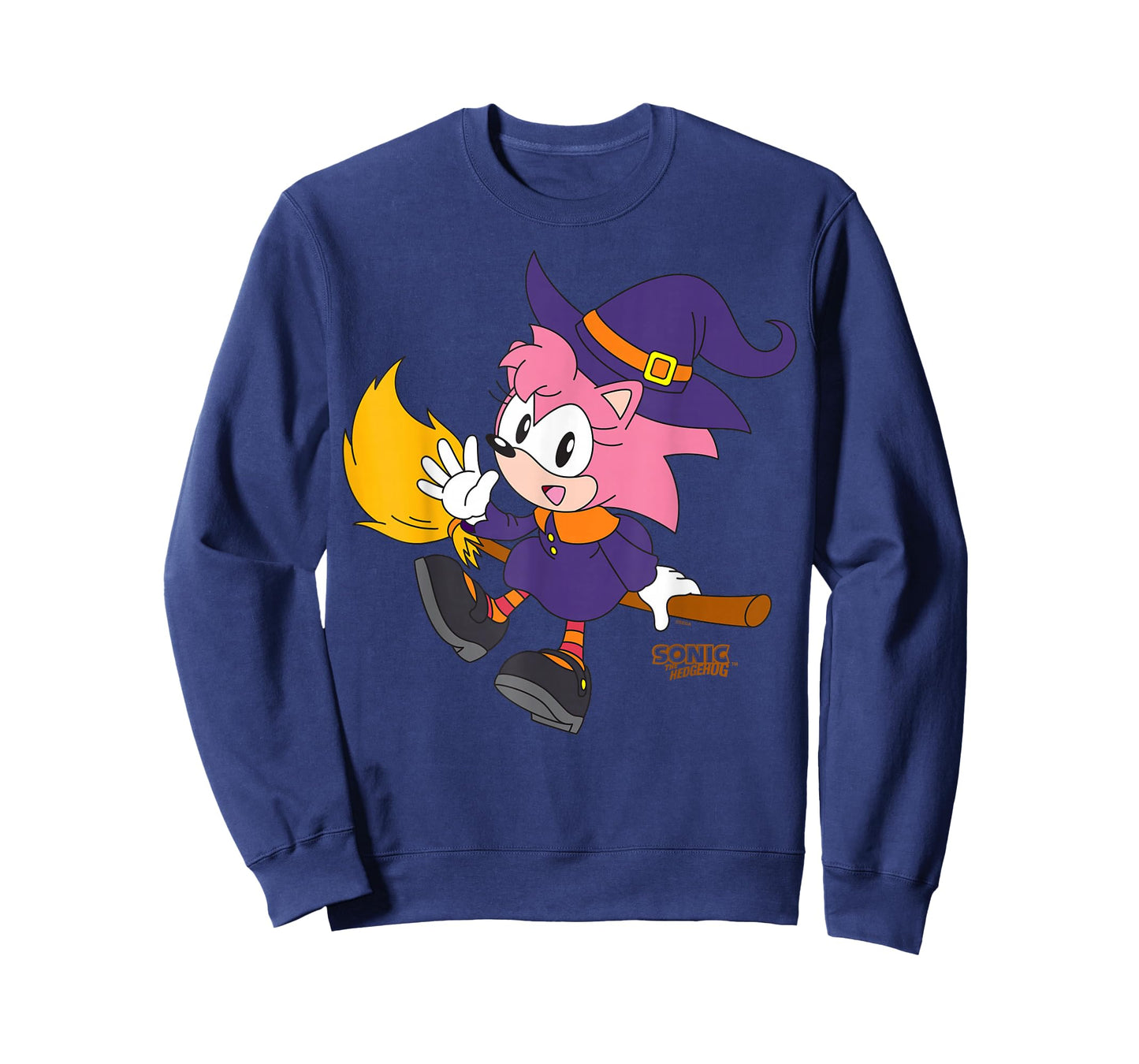 Sonic The Hedgehog Halloween Amy Witch Disguise T-Shirt