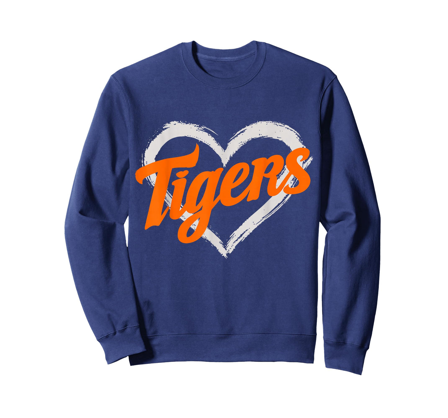 Vintage Tigers Heart Throwback Retro T-Shirt