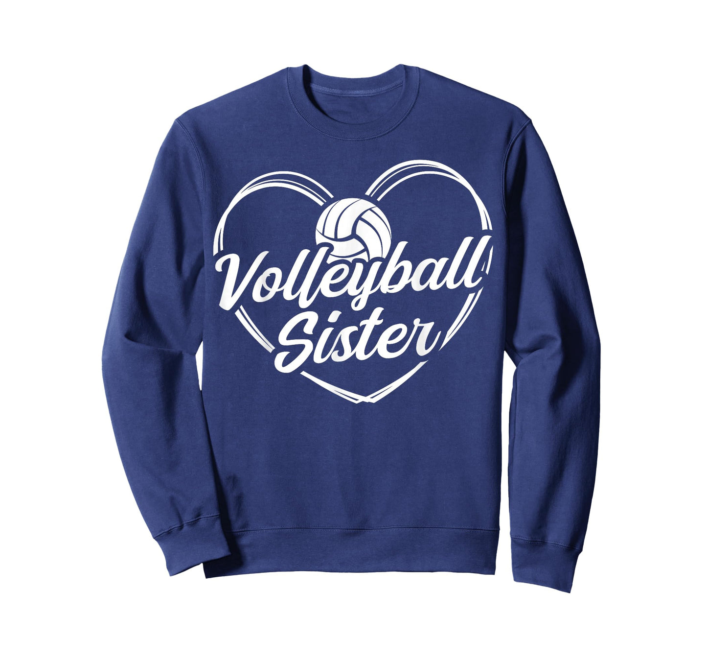 Heart Volleyball Sister T-Shirt
