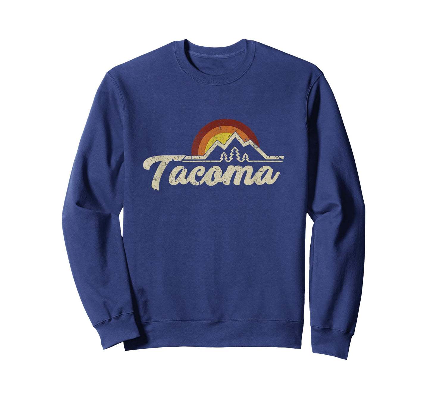 Tacoma WA Retro Throwback Distressed Tshirt Gift T-Shirt