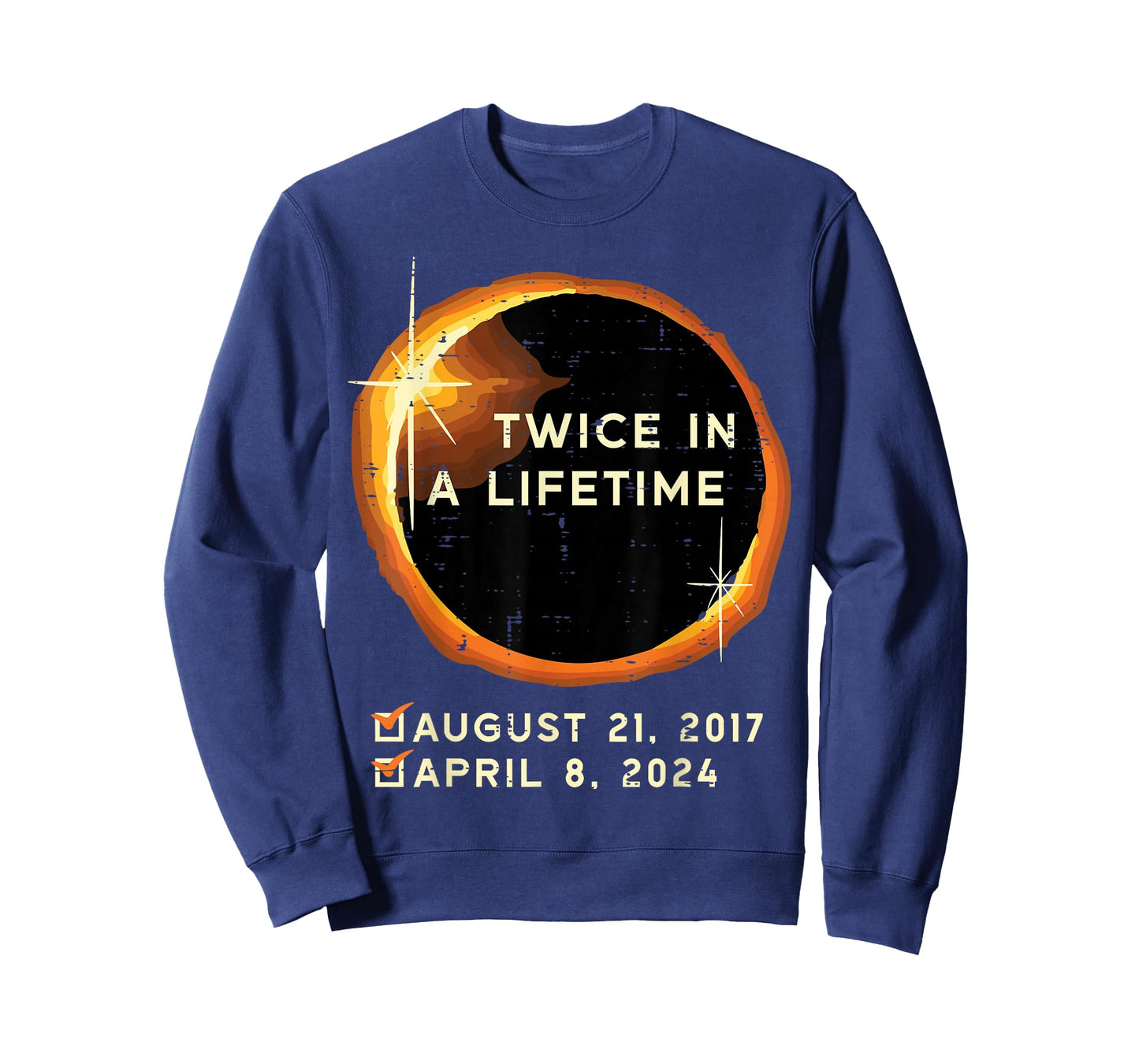 Twice in A Lifetime Total Solar Eclipse 2024 Men Women Kids T-Shirt
