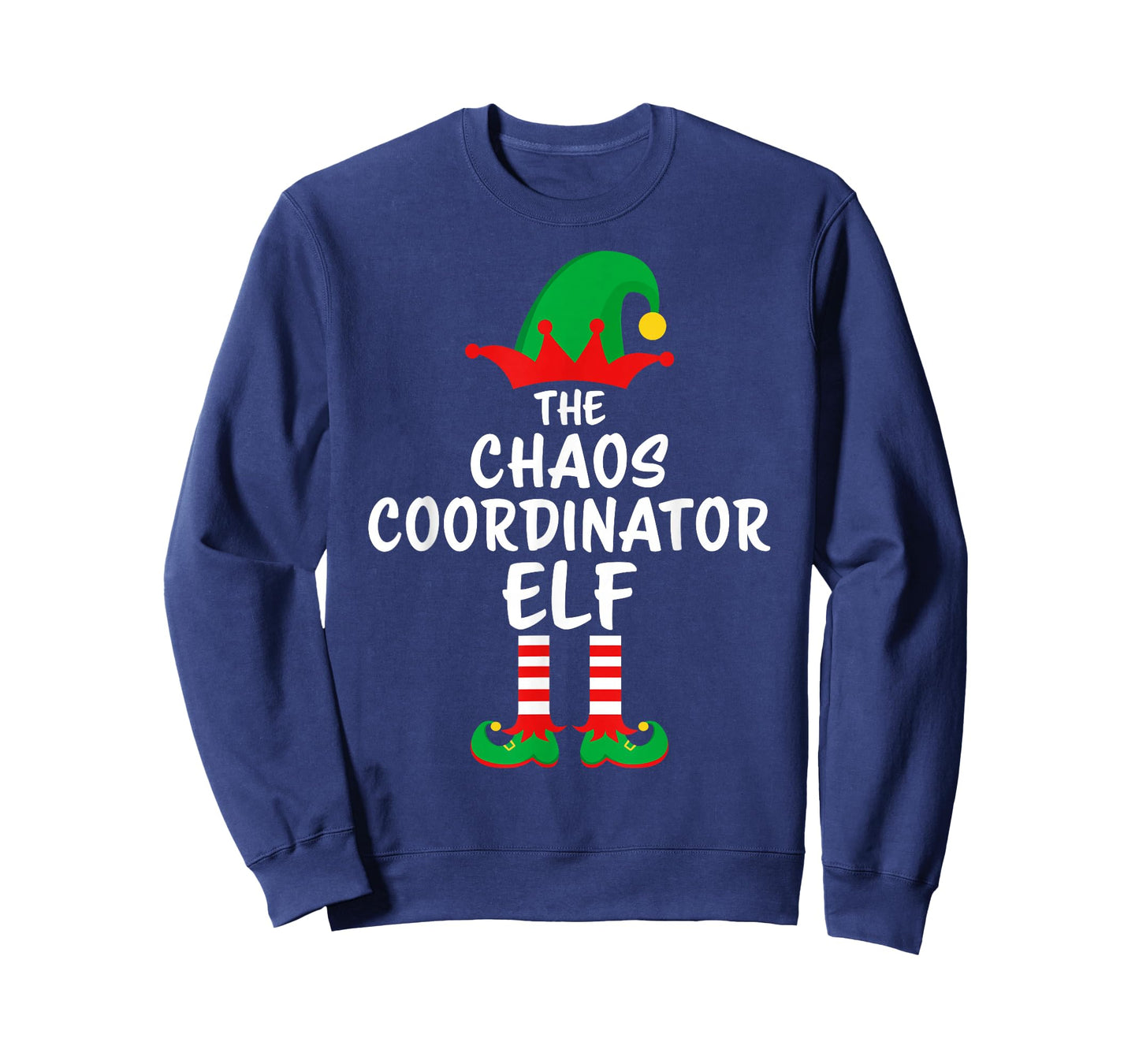 The Chaos Coordinator Elf Matching Family Christmas T-Shirt