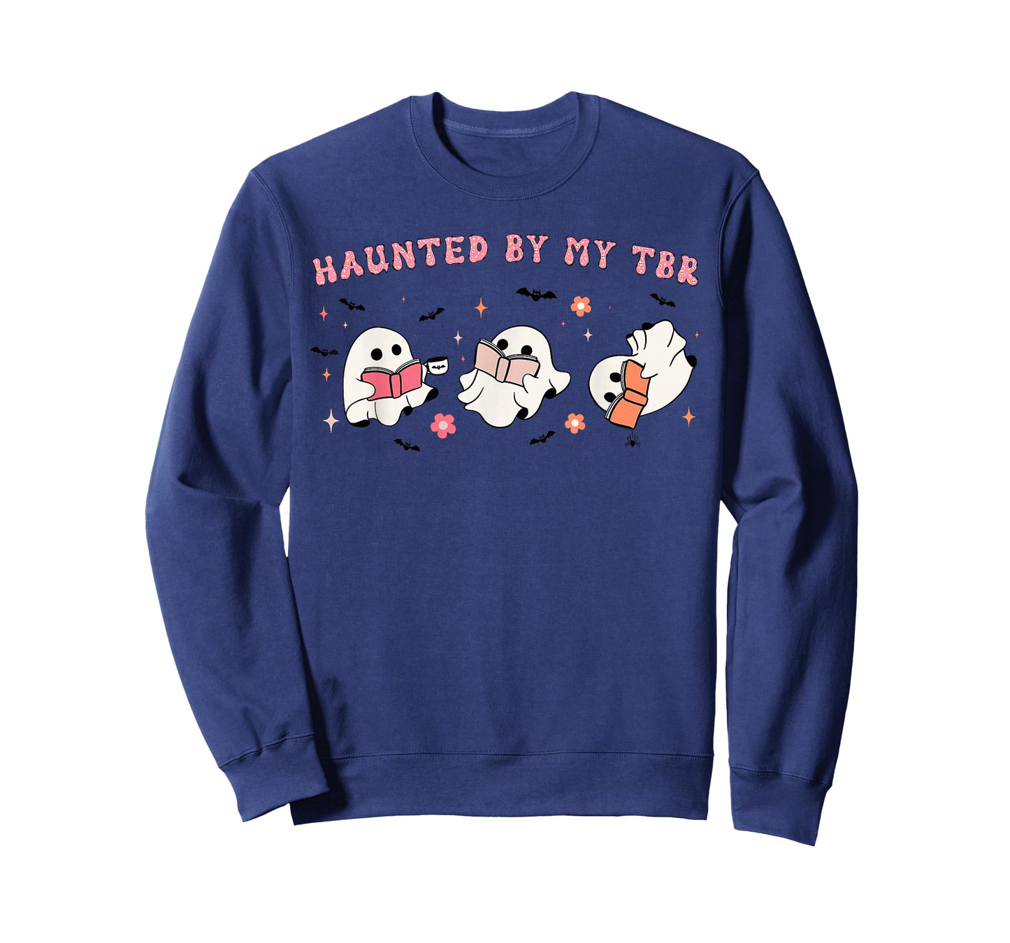 Haunted By My TBR, To Be Read Funny Halloween Book Lover T-Shirt