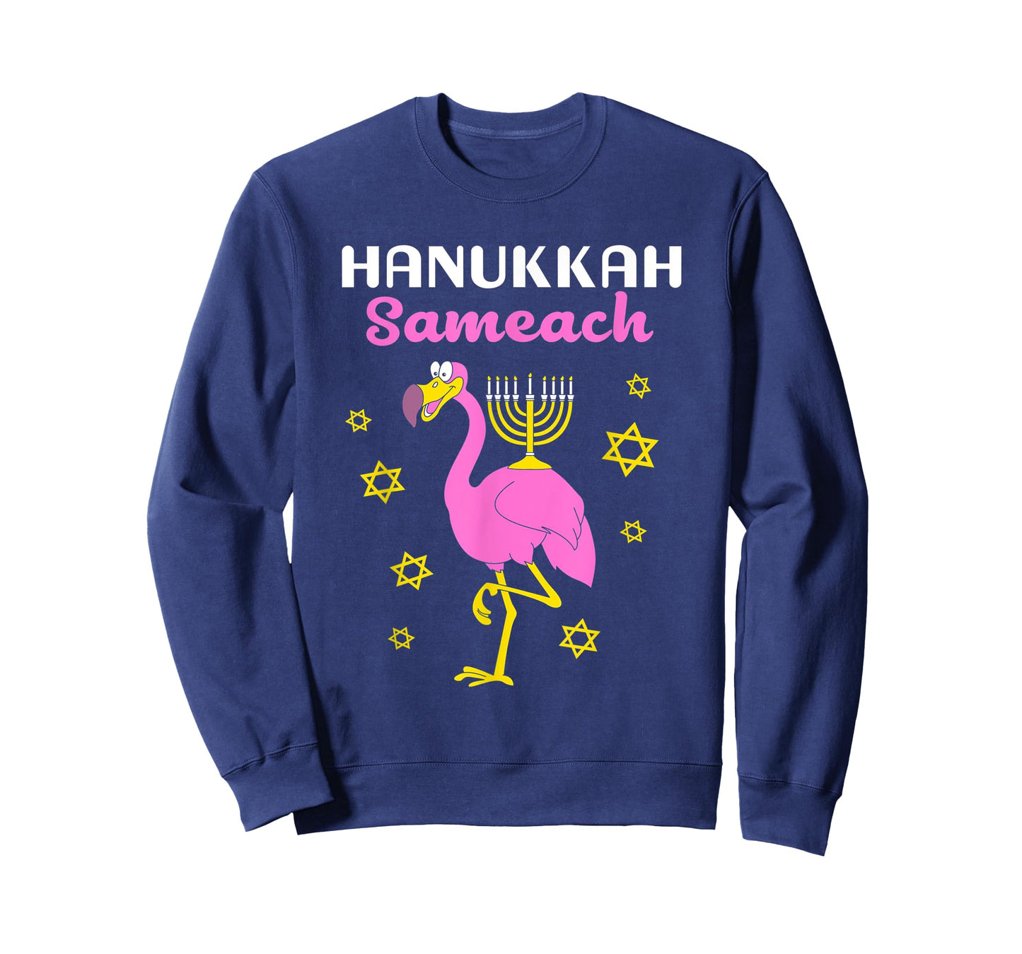 Hanukkah Flamingo Hanukkah Sameach T-Shirt