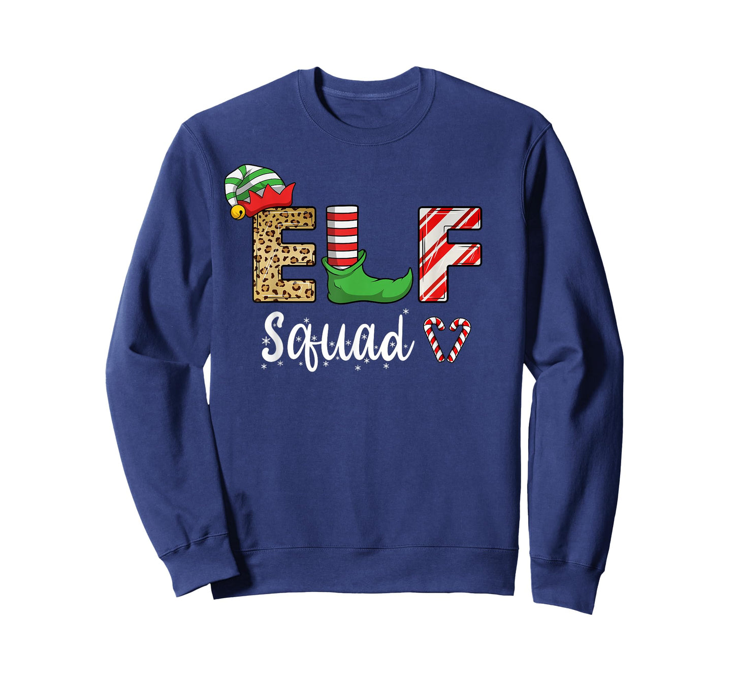 Elf Squad Christmas Matching Family Funny Elves Boys Girls T-Shirt