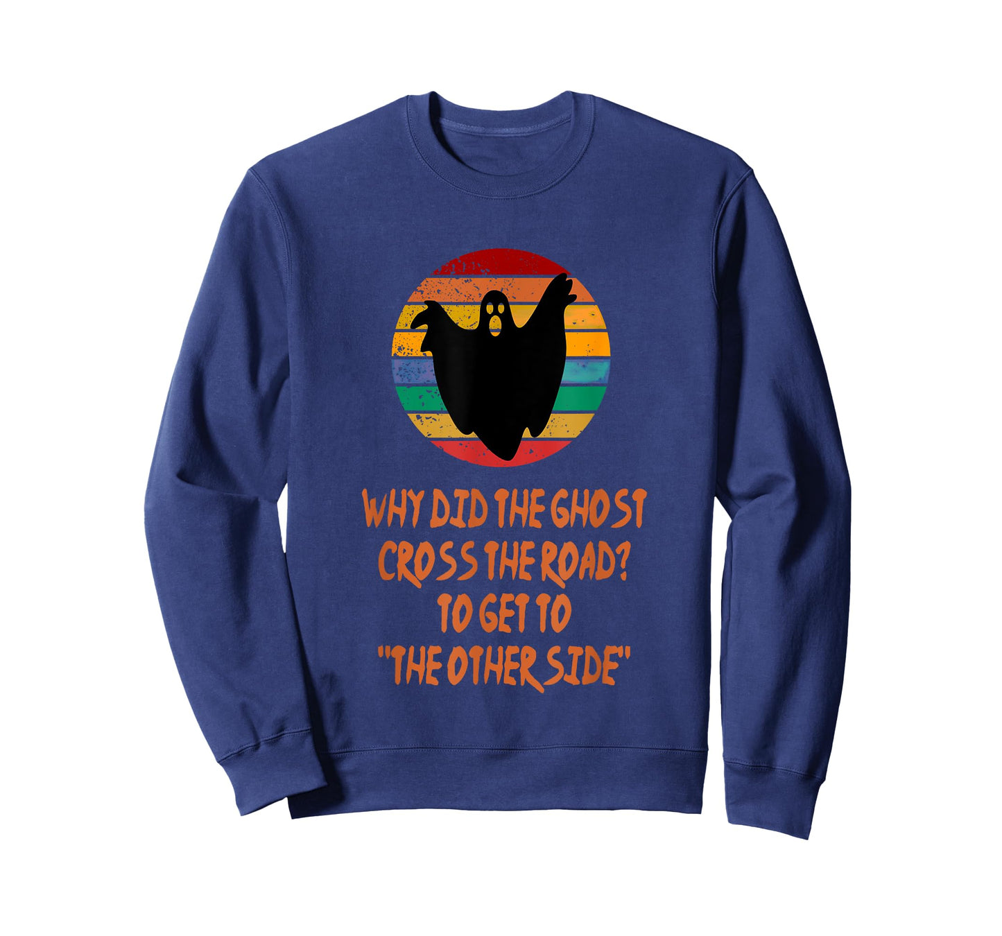 Ghost The Other Side Halloween Kids Puns Jokes Costume Idea T-Shirt