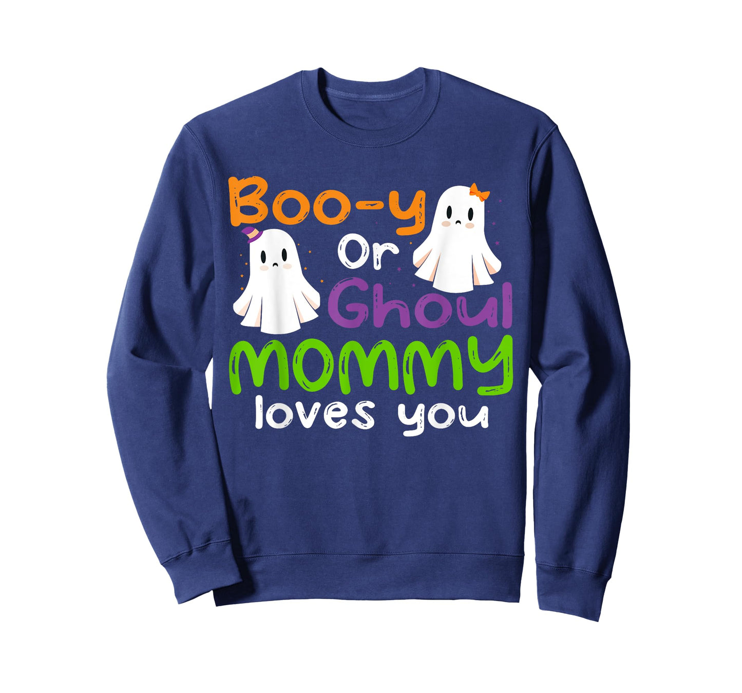 Halloween Booy Or Ghoul Mommy Gender Reveal baby shower T-Shirt
