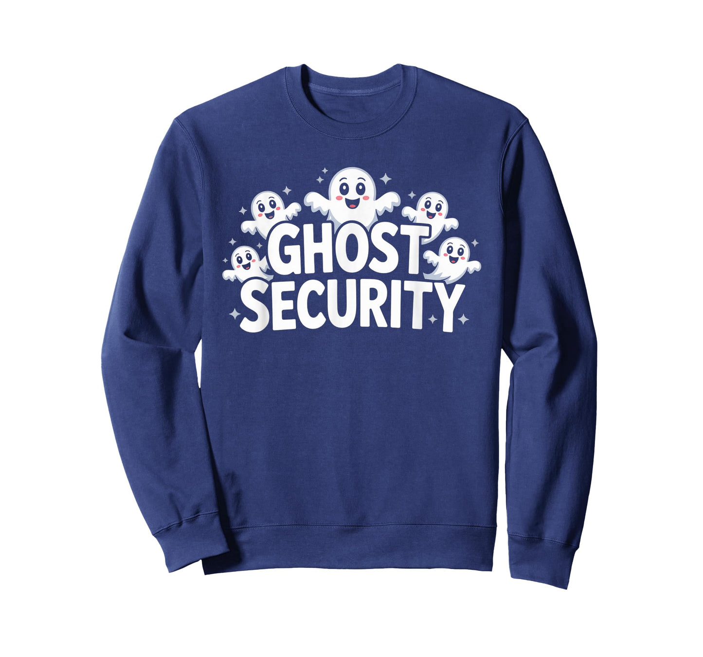 Ghost Security Funny Halloween Costume Dad Mom Group Couples T-Shirt