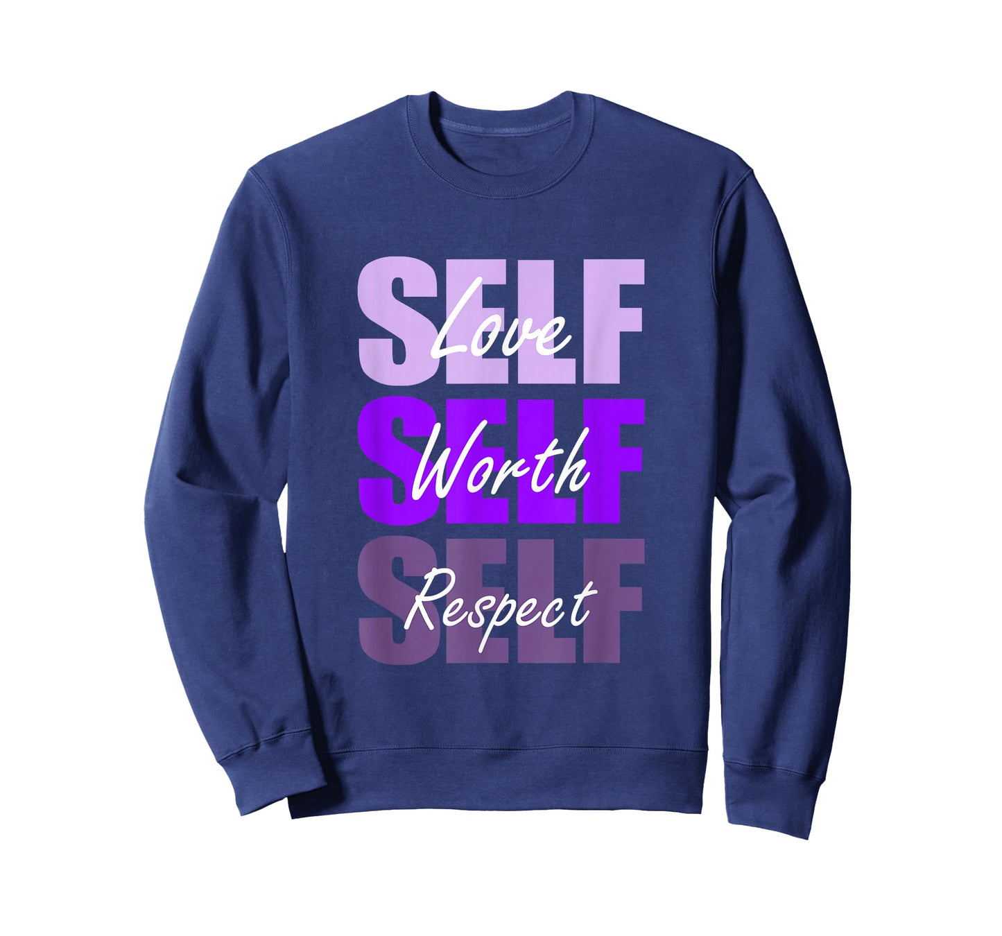 Purple Self-ish X 3 Purple Color Graphic T-Shirt
