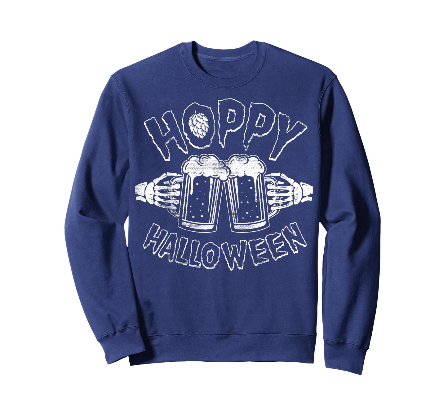 Hoppy Halloween Beer Mugs Skeleton T-Shirt