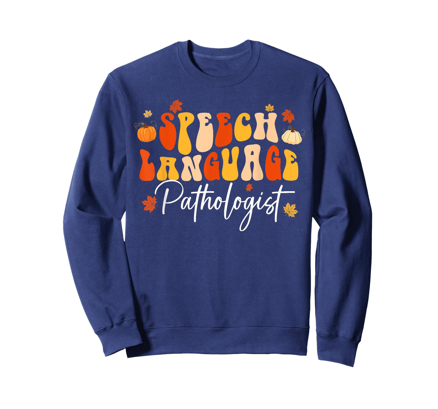Speech Therapy Speech Language Pathologist Retro Fall Autumn T-Shirt