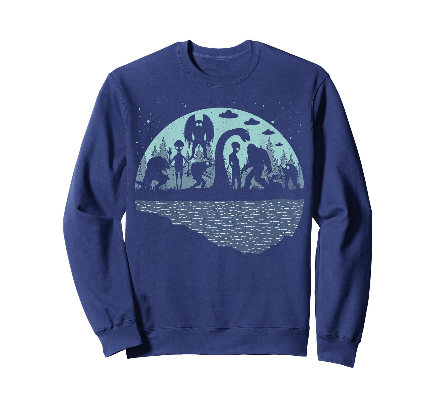 Bigfoot Loch Ness Monster Mothman And Aliens! Funny Cryptid T-Shirt
