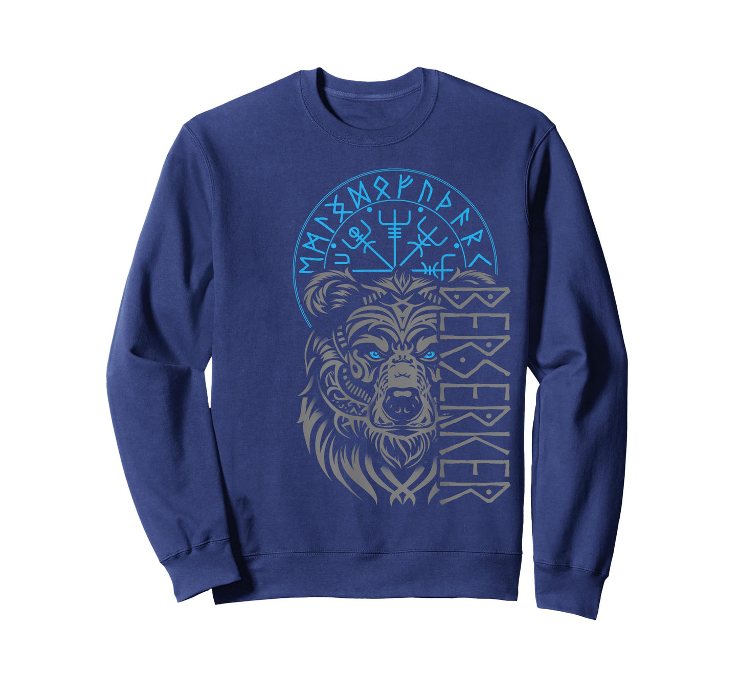 Berserker & Viking Compass - Norse Bear Design T-Shirt