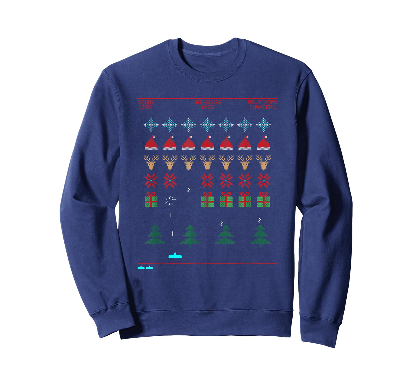 Ugly Christmas Invaders from Space T-Shirt