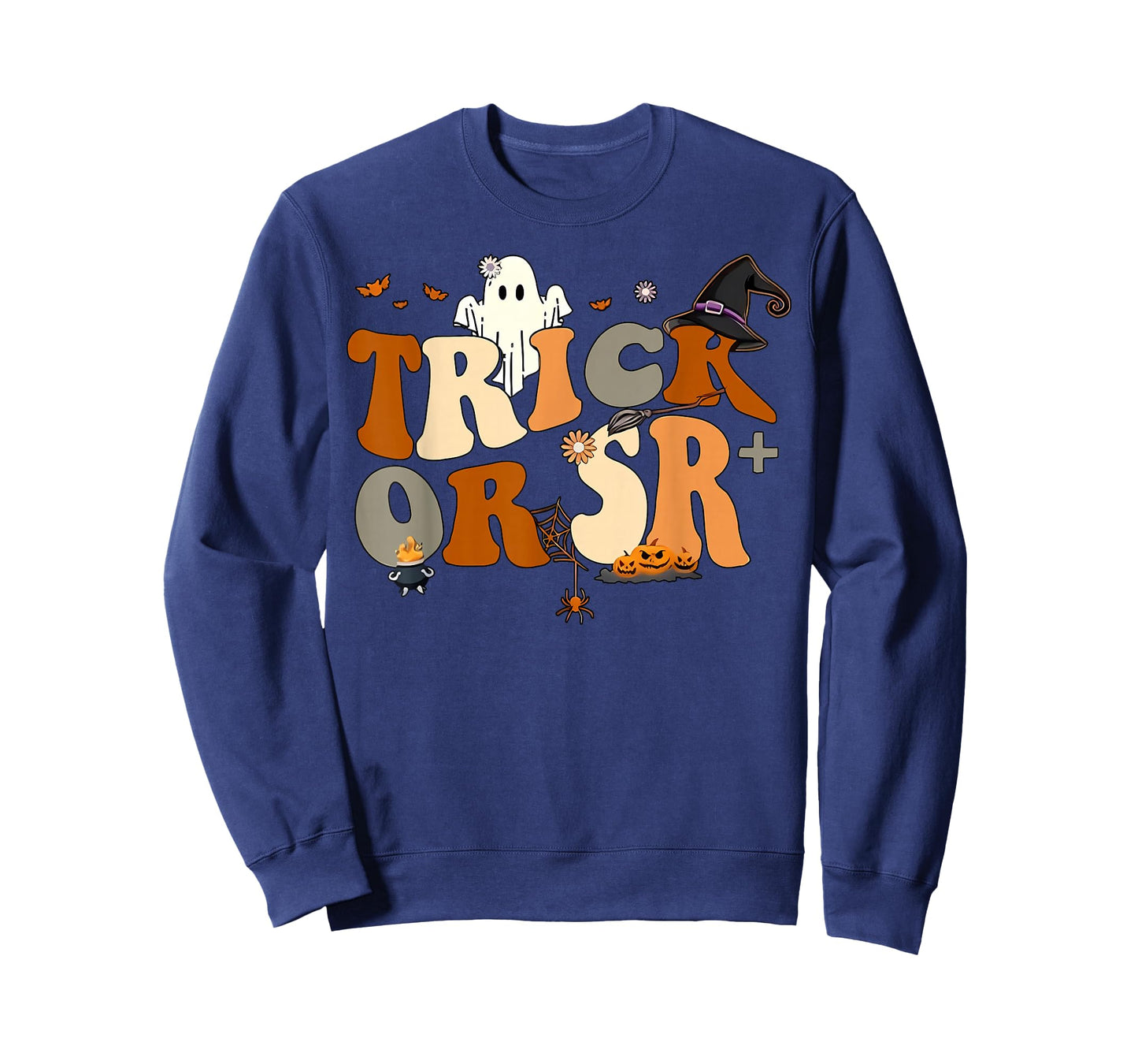 Trick Or SR+ ABA Ghost Halloween Applied Behavior Analysis T-Shirt