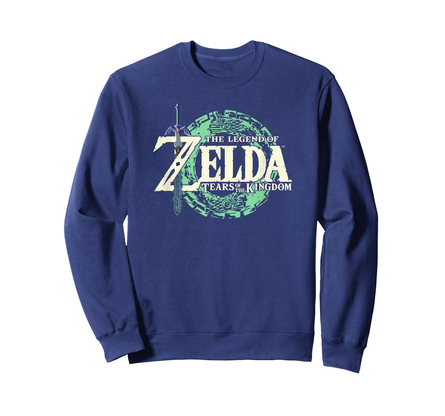 The Legend of Zelda Tears Of The Kingdom Official Logo Short Sleeve T-Shirt, Black, Small