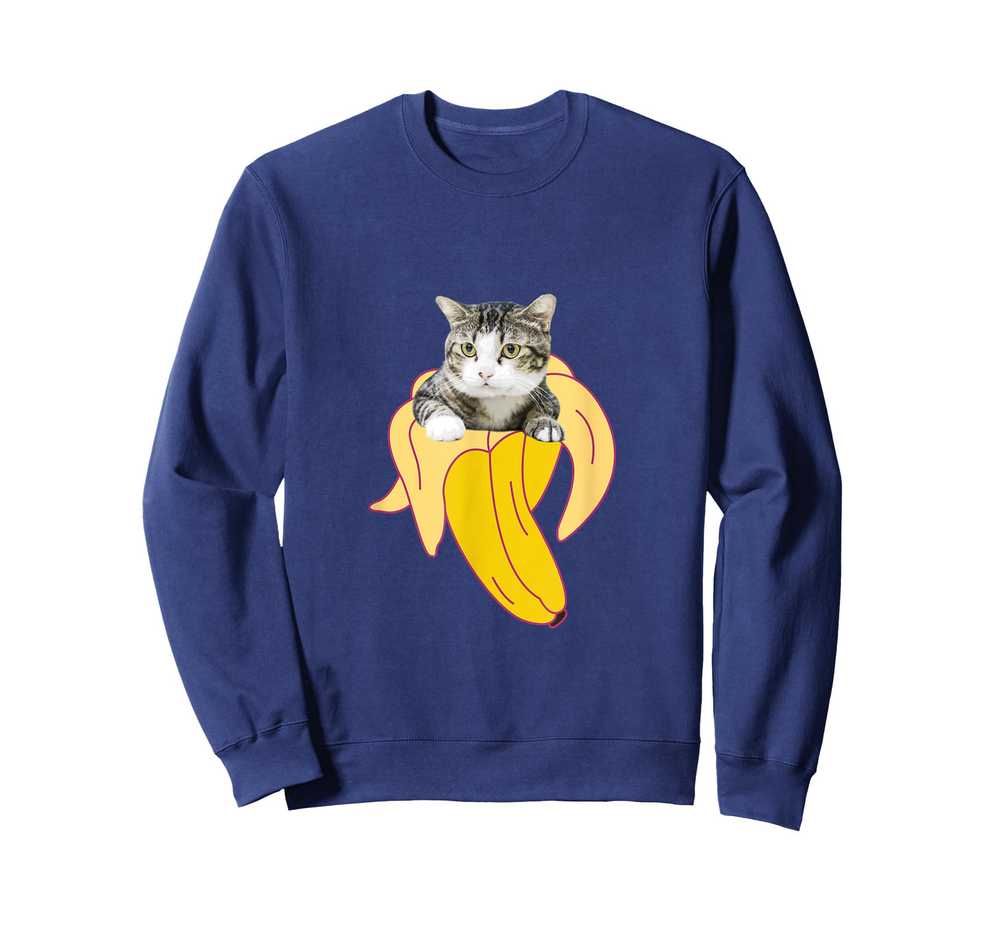 Bananya Banana Funny Cat T-Shirt Cute T-Shirt for Men Women Kids