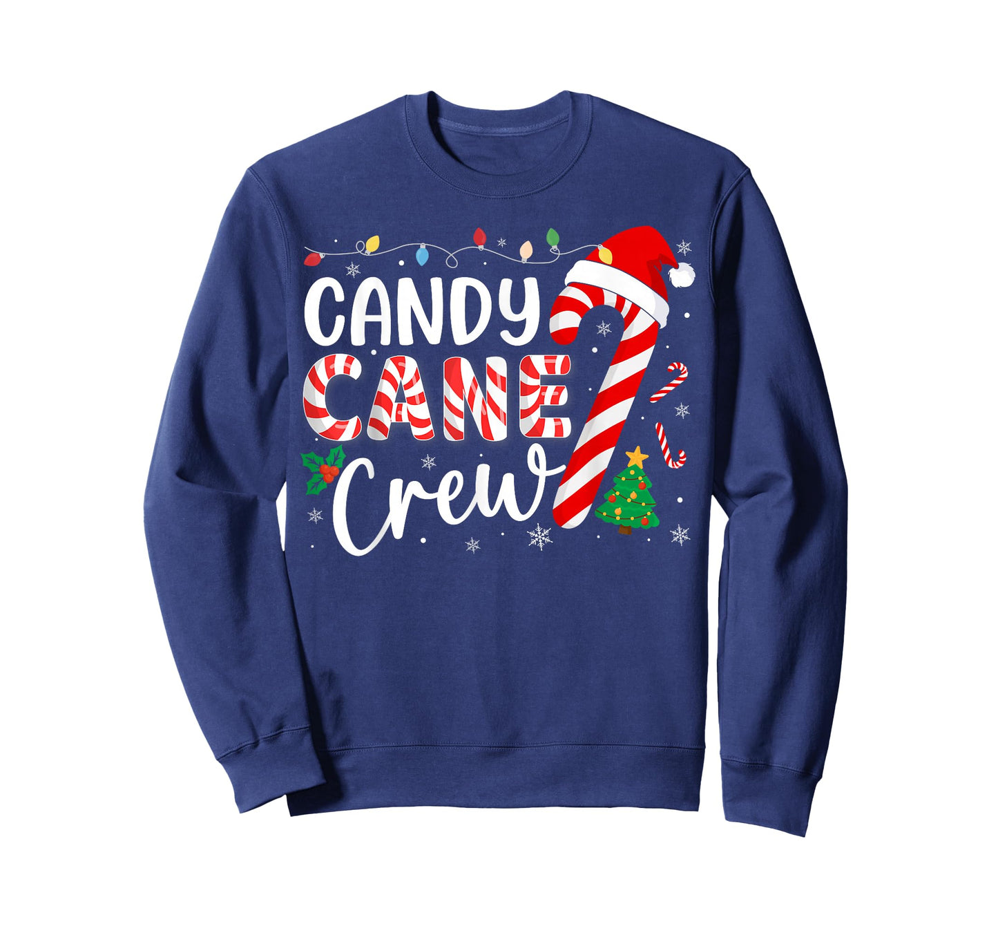 Candy Cane Crew Funny Christmas Pajamas Family Men Women Kid T-Shirt