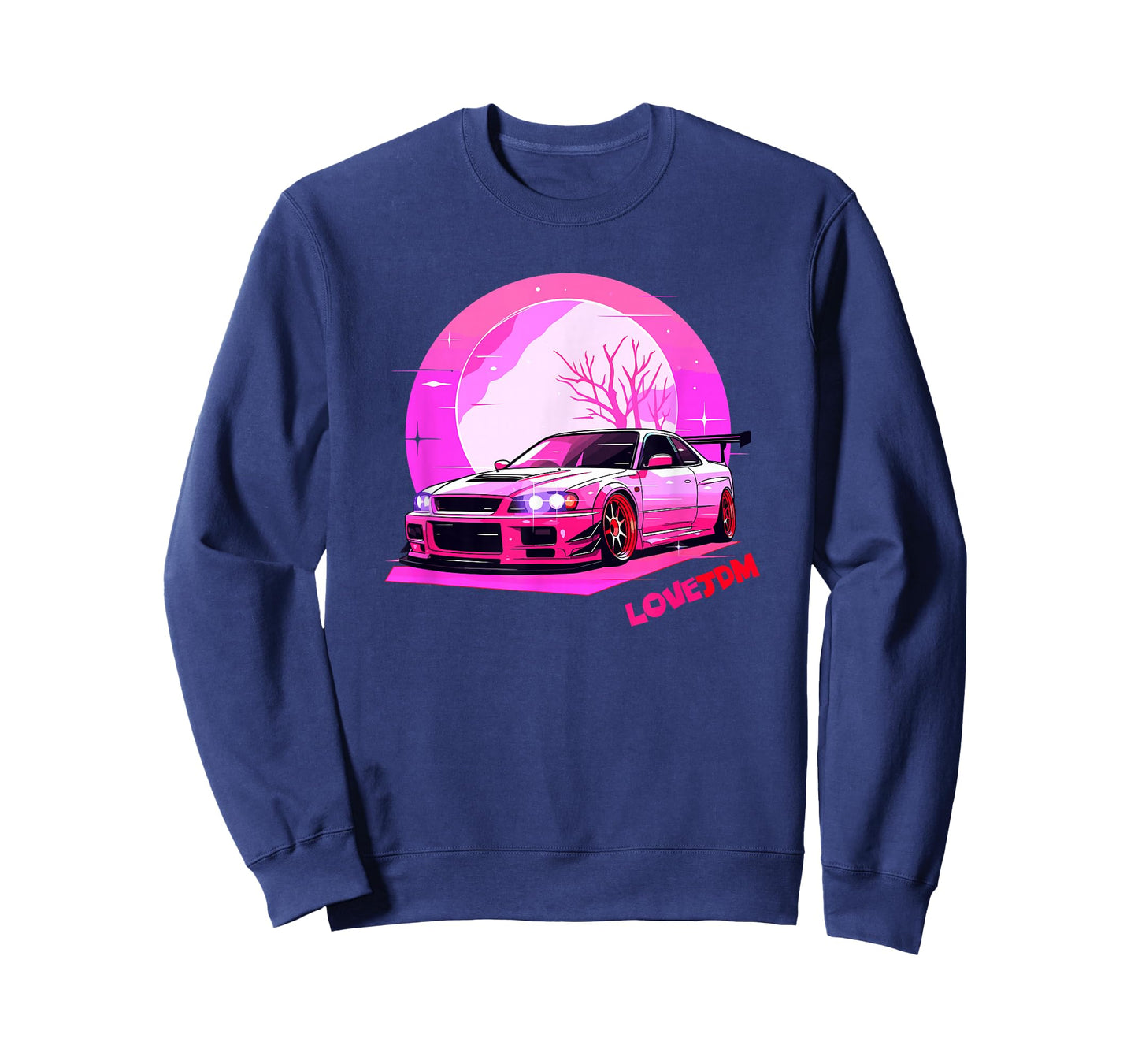 Love JDM Girl Racer Pink Japanese Modified Race Car T-Shirt
