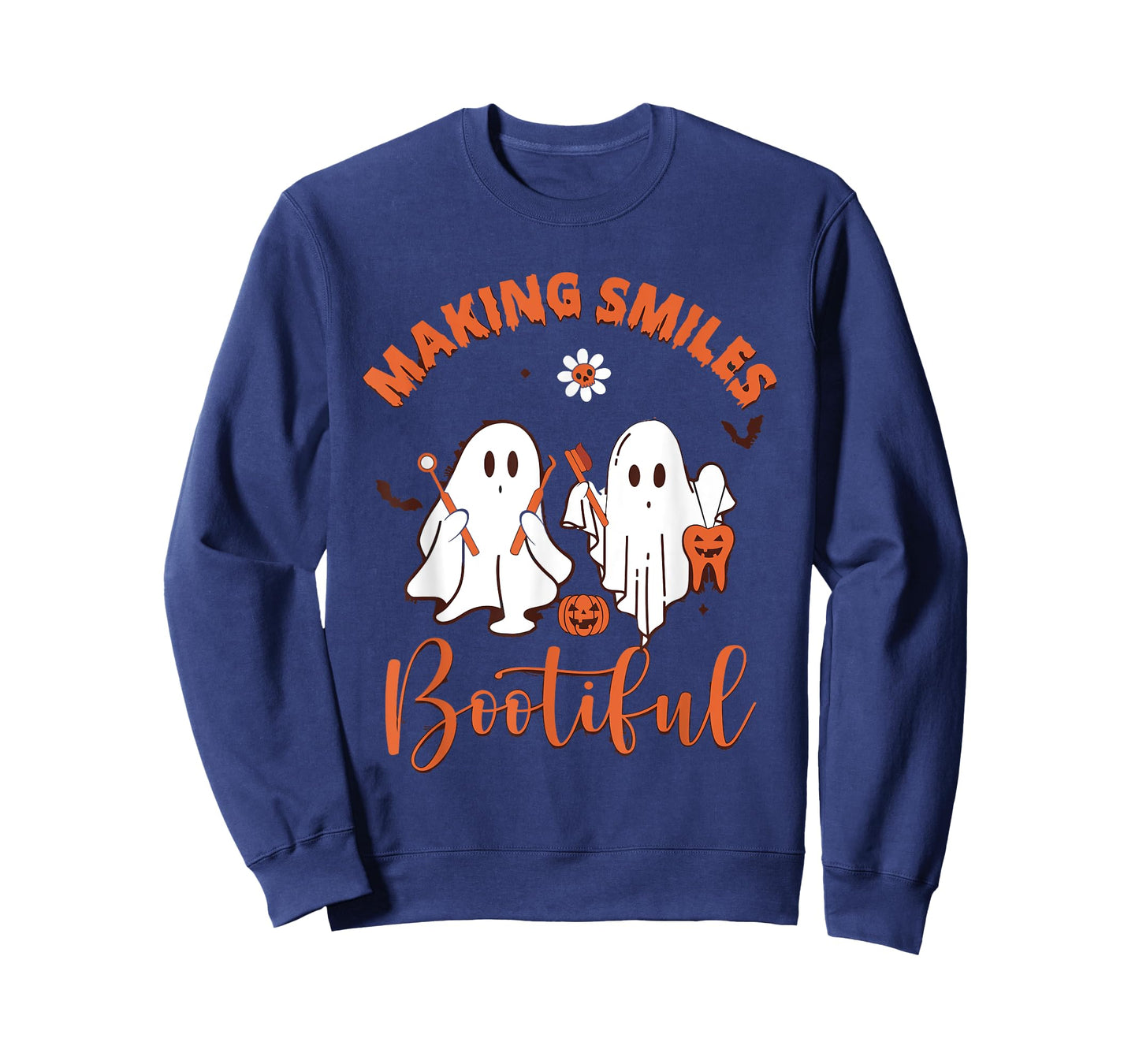 Making Smiles Bootiful Funny Ghost Dentist Halloween T-Shirt