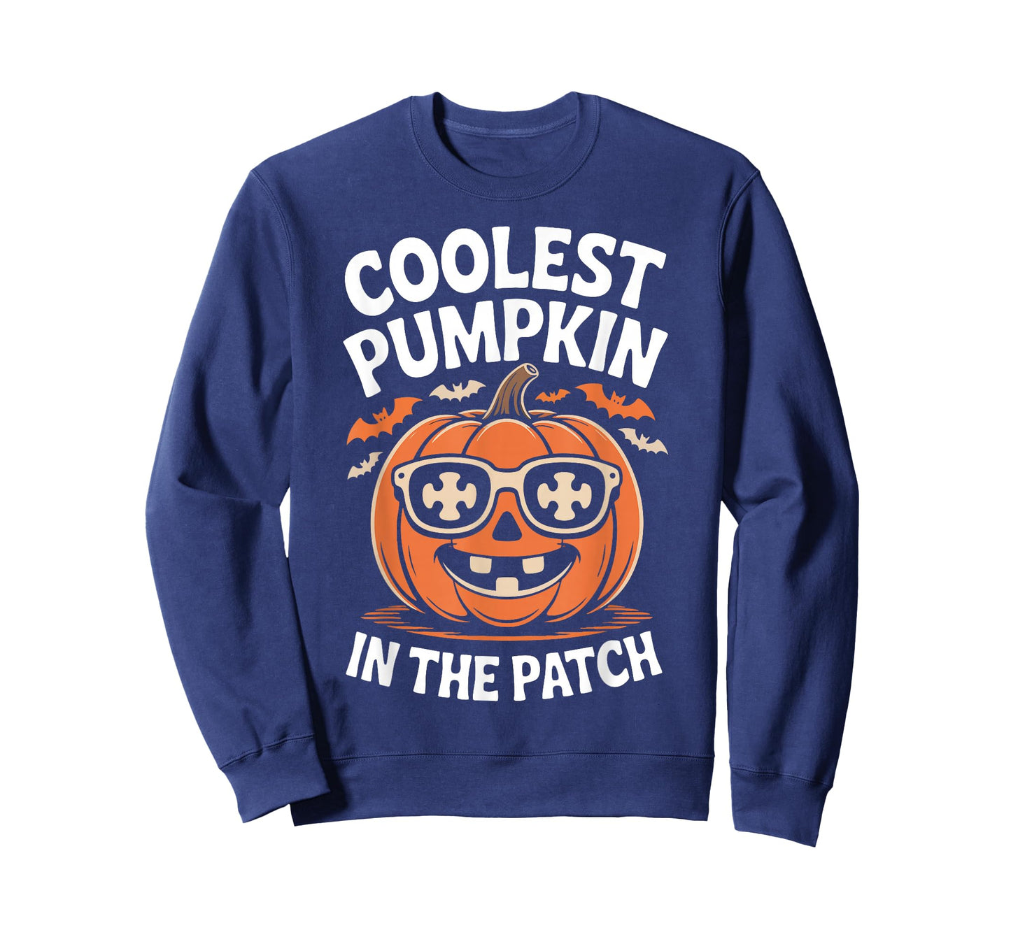 Coolest Pumpkin in Patch Halloween Costume Autism Kid T-Shirt