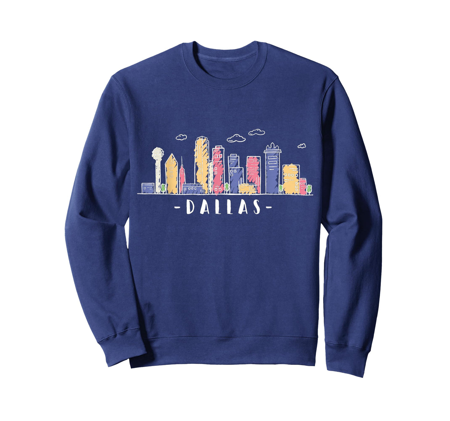 Dallas Texas Skyline Vintage Dallas TX T-Shirt