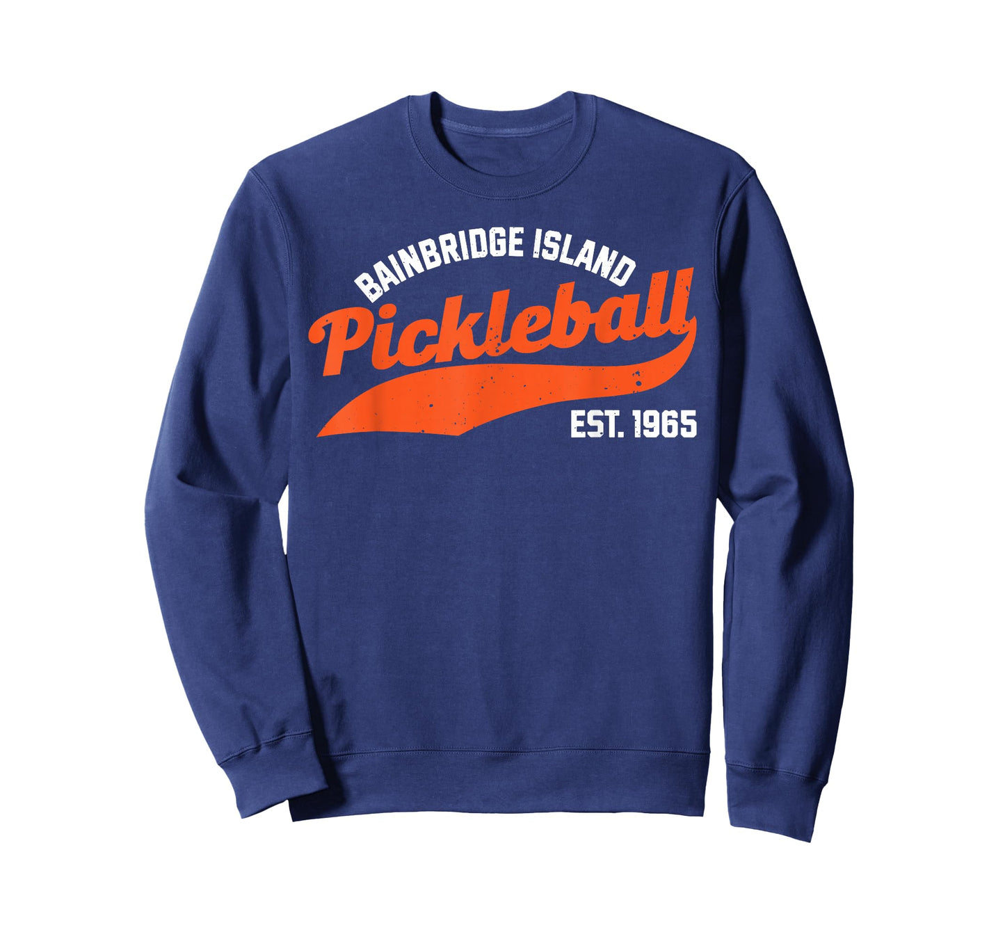 Pickleball Bainbridge Island Established 1965 Retro Novelty T-Shirt