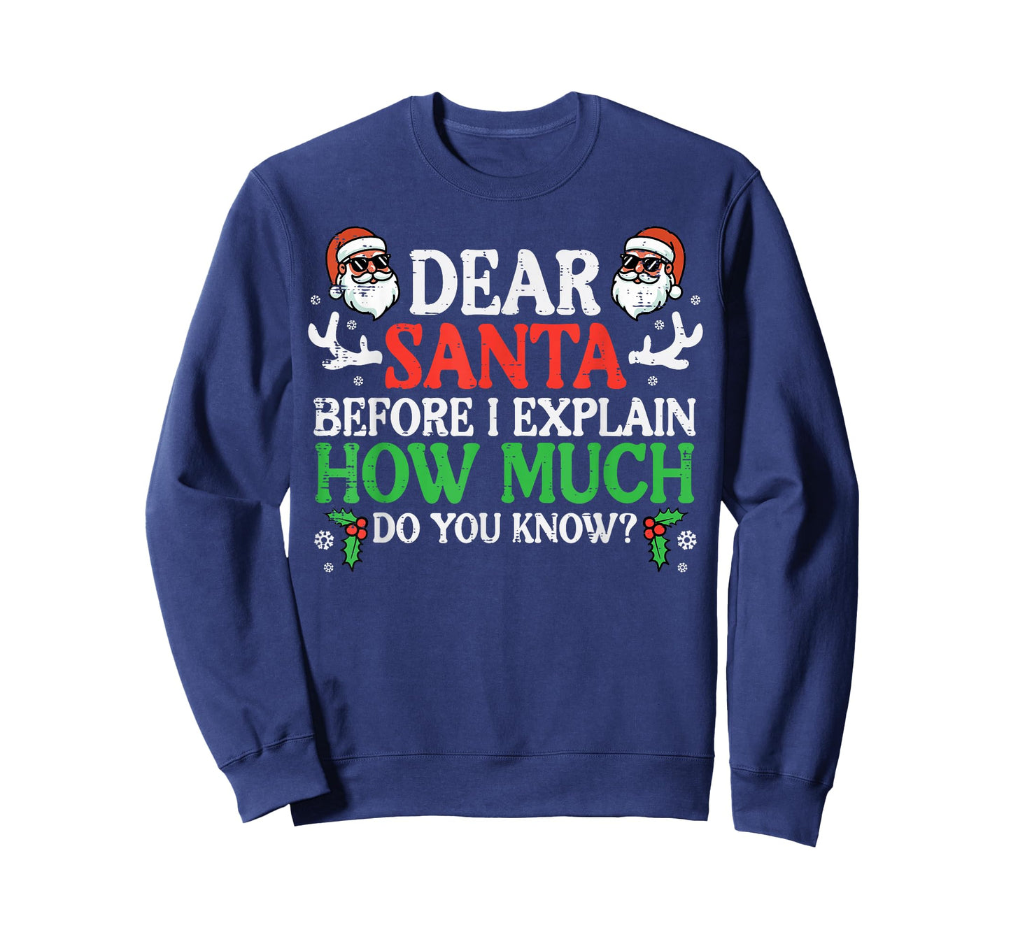 Christmas Dear Santa How Much Do You Know Xmas Women Men Kid T-Shirt