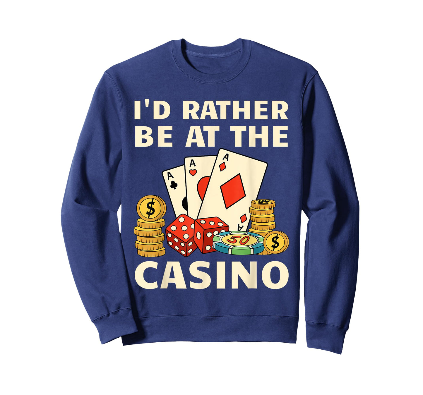 Cool Casino Lover Art For Men Women Casino Gambling Gambler T-Shirt