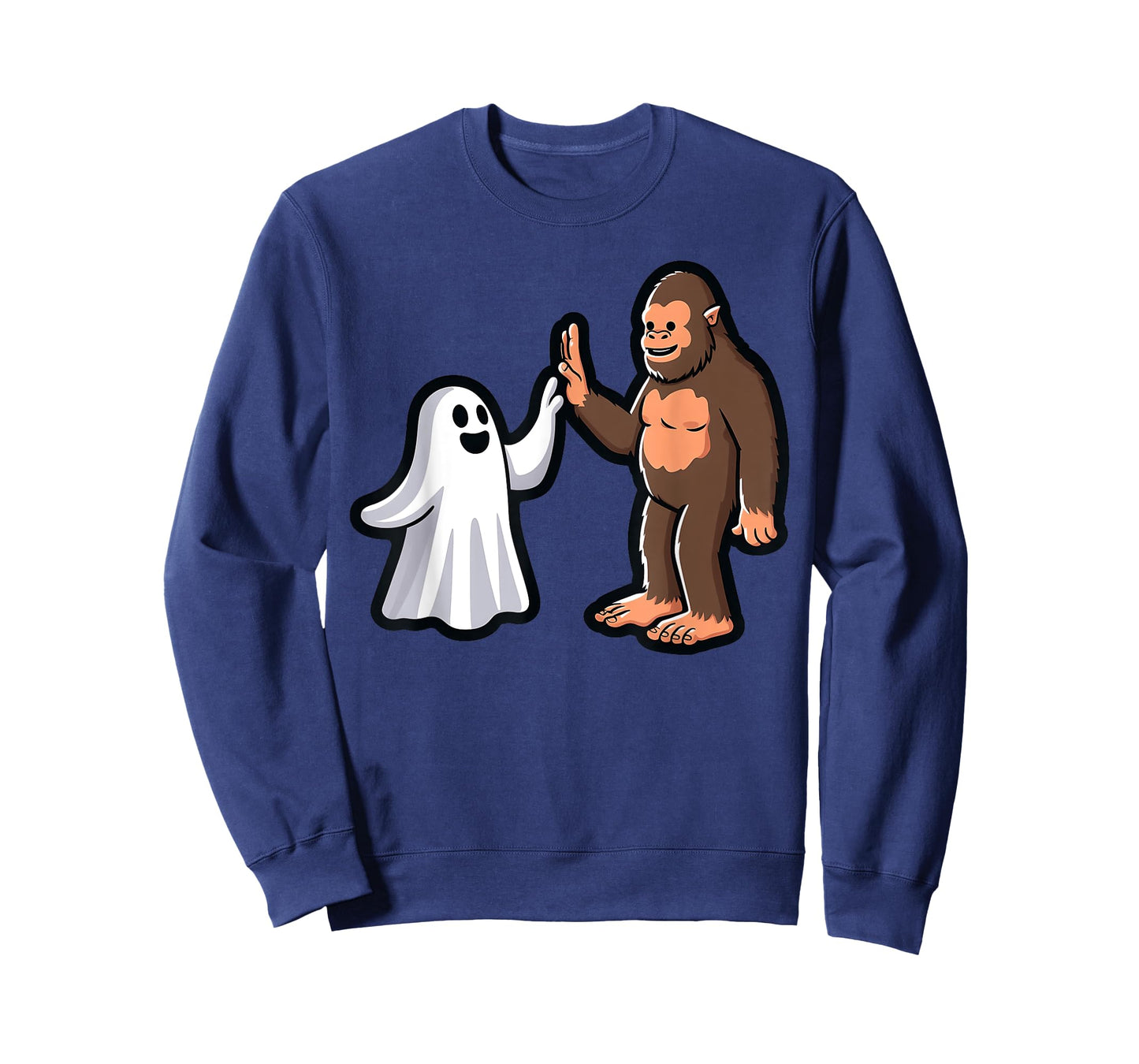 Bigfoot and Ghost High-Five Halloween Toddler Boys Costume T-Shirt