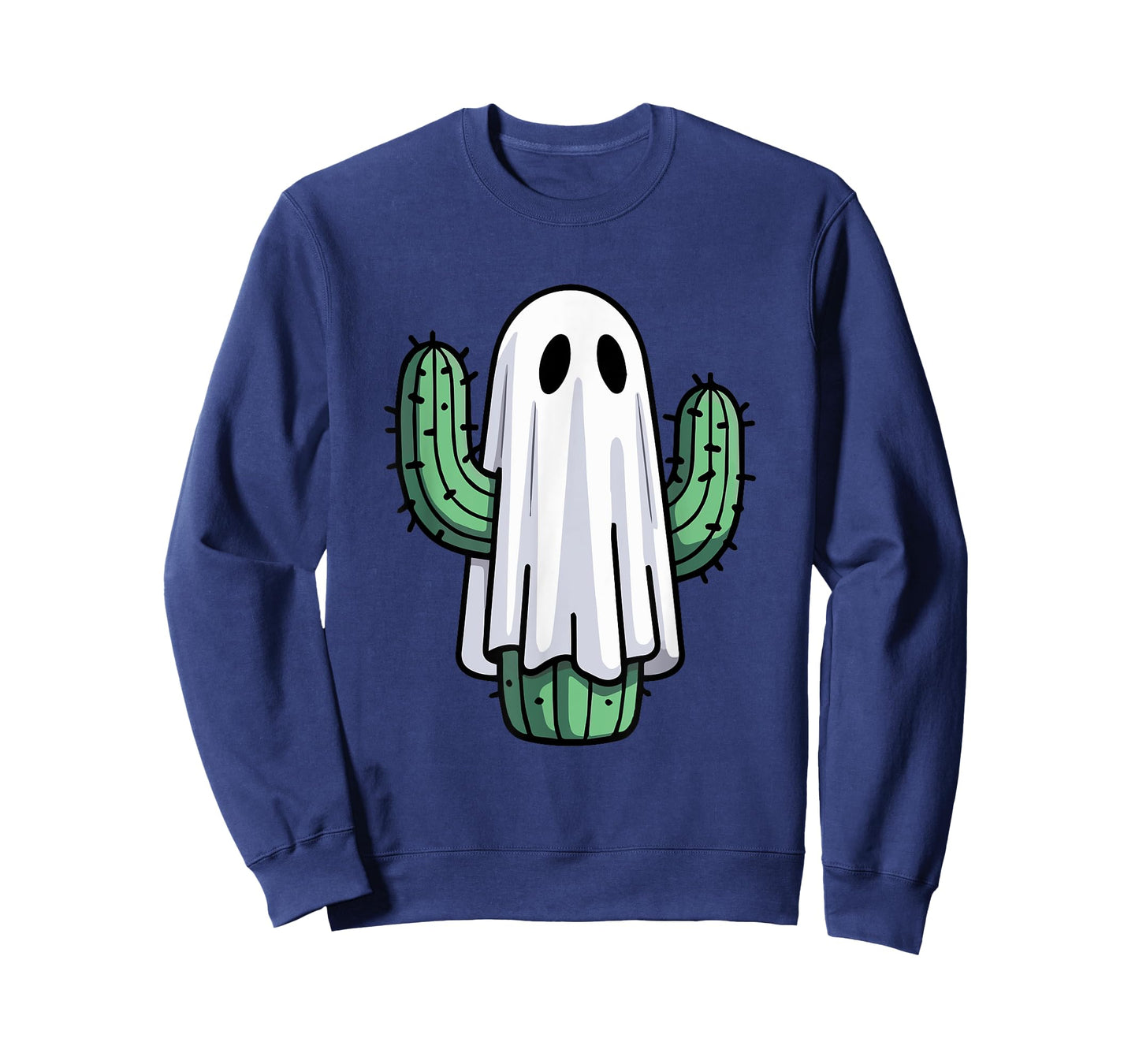 Ghost Cactus Halloween Costume Ghoul Succulent Cacti Lover T-Shirt