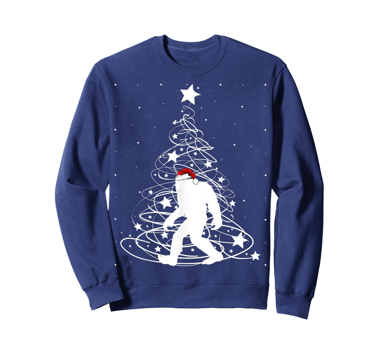 Bigfoot Santa Christmas Shirts for Boys Kids Girls Xmas Gift T-Shirt