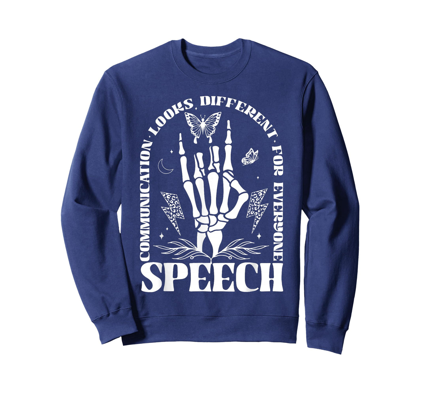 Speech Language Pathologist Skeleton Hand SLP Speech Therapy T-Shirt