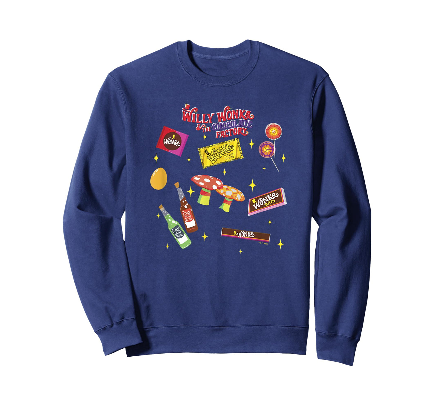 Willy Wonka And The Chocolate Factory Wonka Candies Icons T-Shirt