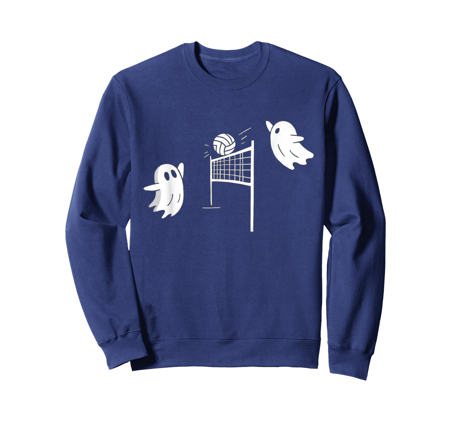 Funny Volleyball Halloween Ghost-Volleyball Sports Lovers T-Shirt