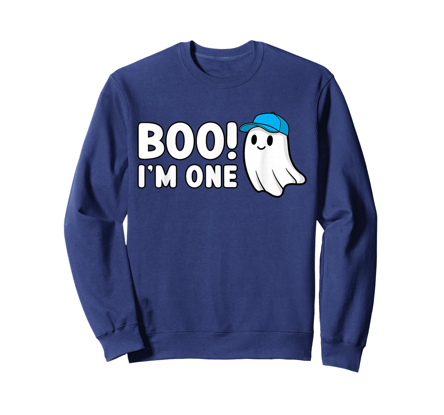 Boo Im One 1st Birthday 1 Year Old Boy Ghost Cute Halloween T-Shirt