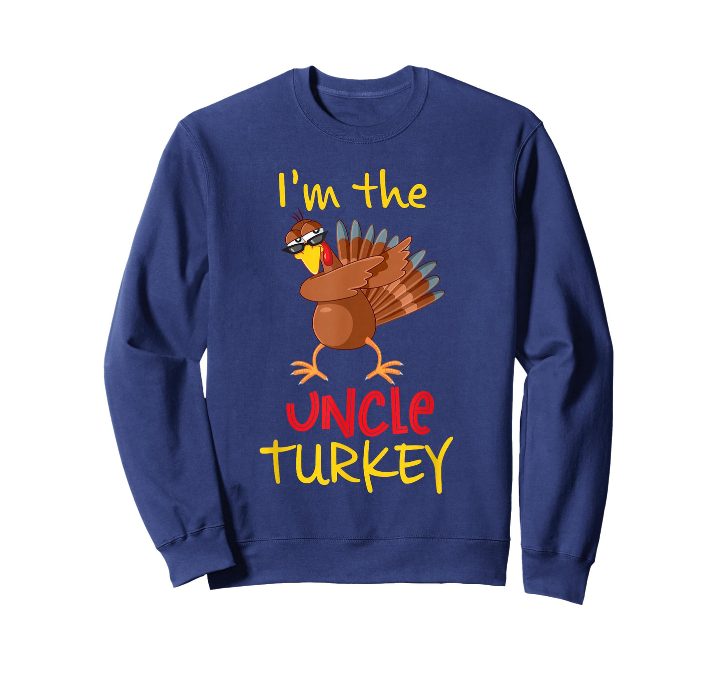 Funny Uncle Turkey Matching Family Group Thanksgiving Party T-Shirt