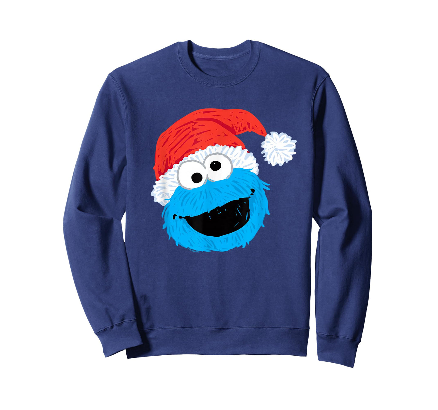 Sesame Street Scribble Christmas Cookie Monster T-Shirt