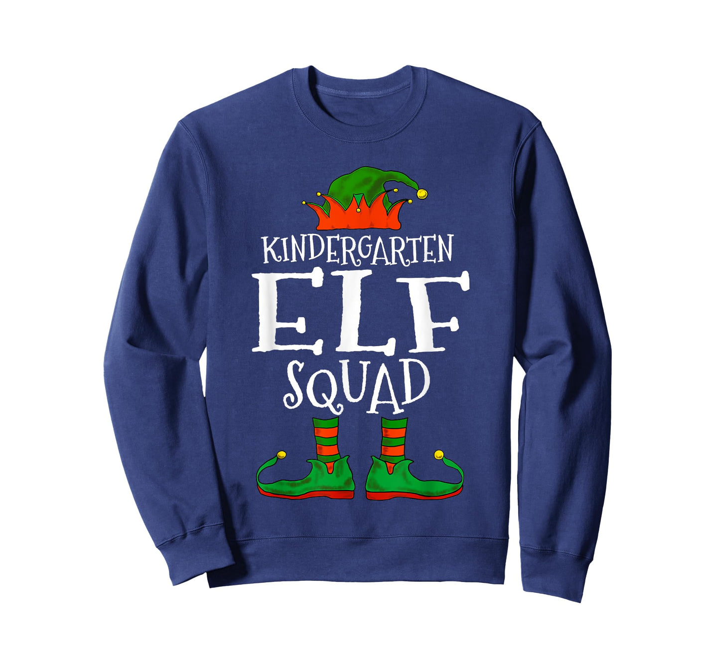Kindergarten Elf Squad Teacher Student Christmas Gift Men Women Kids T-Shirt
