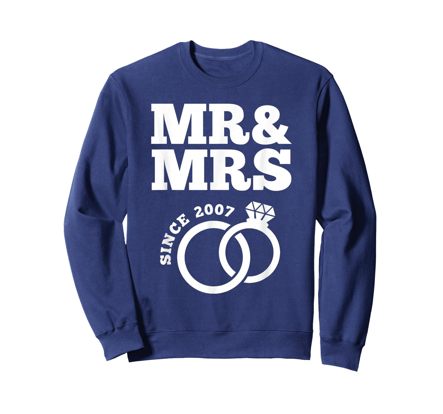 16th Wedding Anniversary Husband Wife Mr. & Mrs. Since 2007 T-Shirt