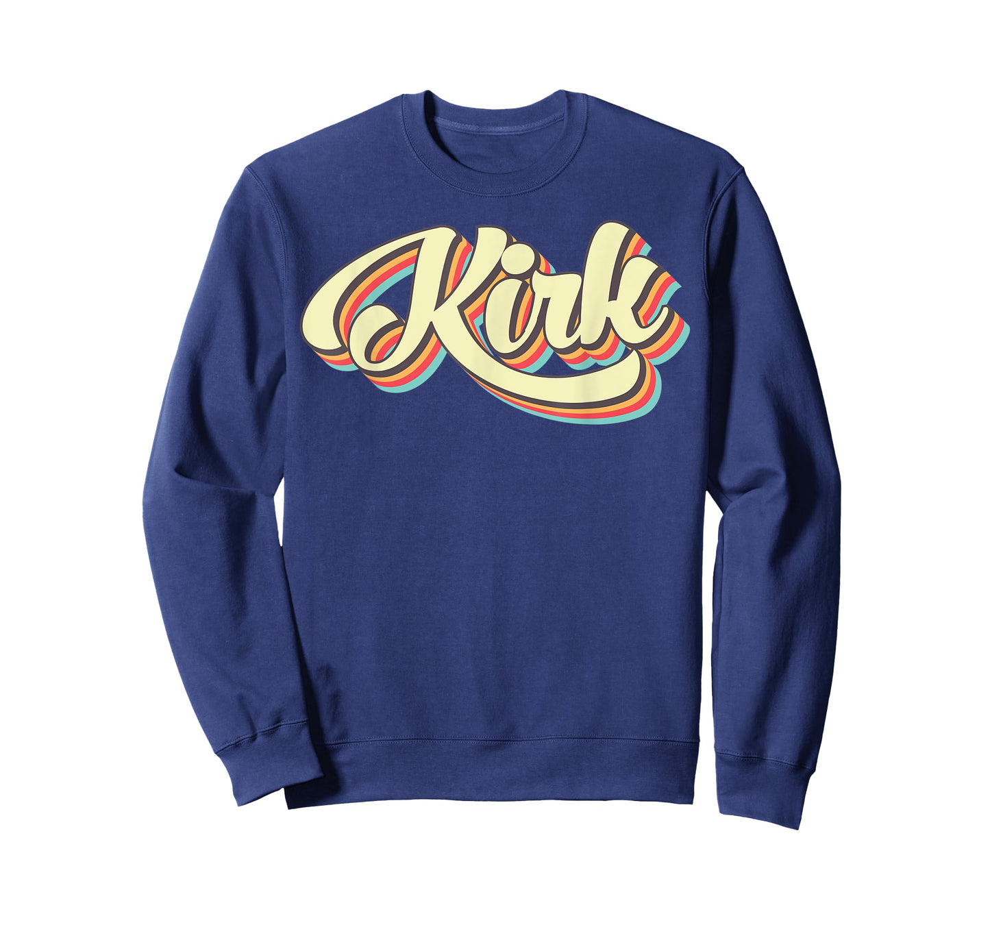 Kirk TShirt Retro Art Baseball Font Vintage T-Shirt