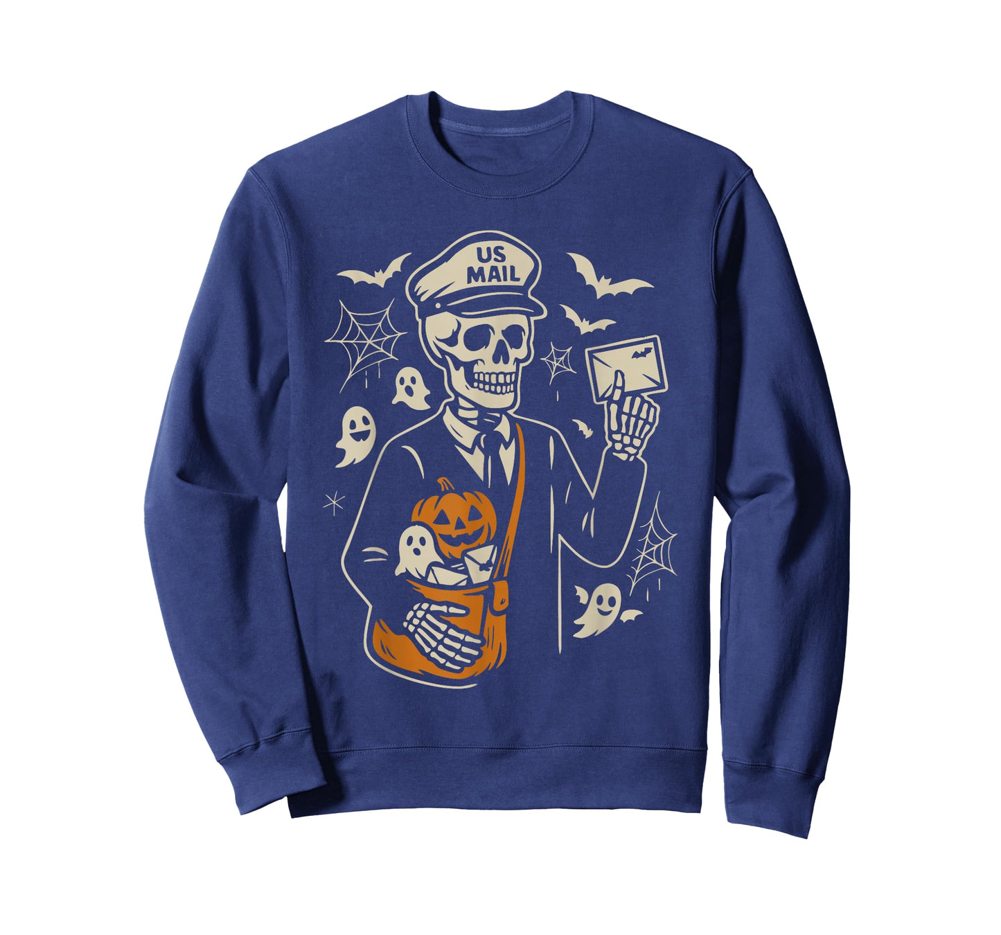 Skeleton Mailman Halloween T-Shirt