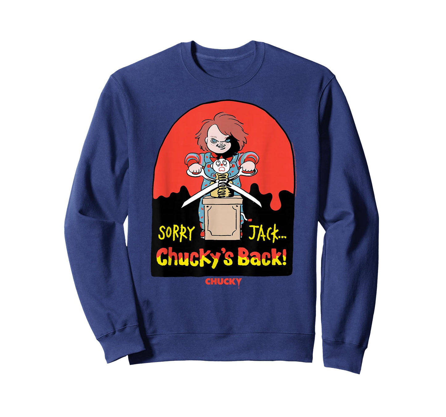 Chucky Sorry Jack Chucky’s Back Sinister Cartoon T-Shirt