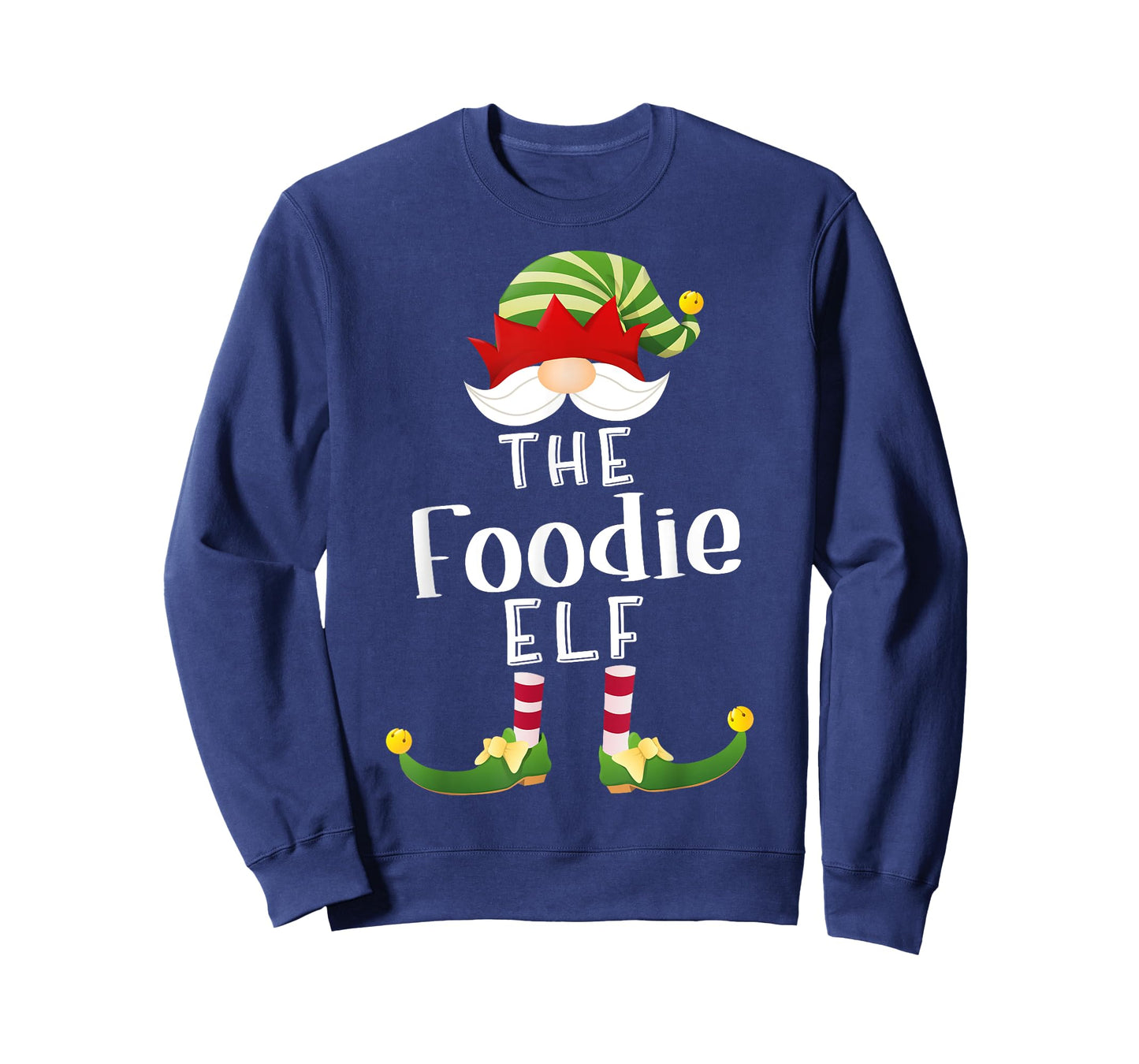 Foodie Elf Group Christmas Funny Pajama Party T-Shirt