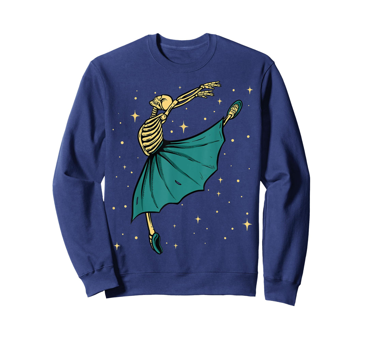 Beautiful Dancing skeleton woman Ballet dance Halloween 2021 T-Shirt