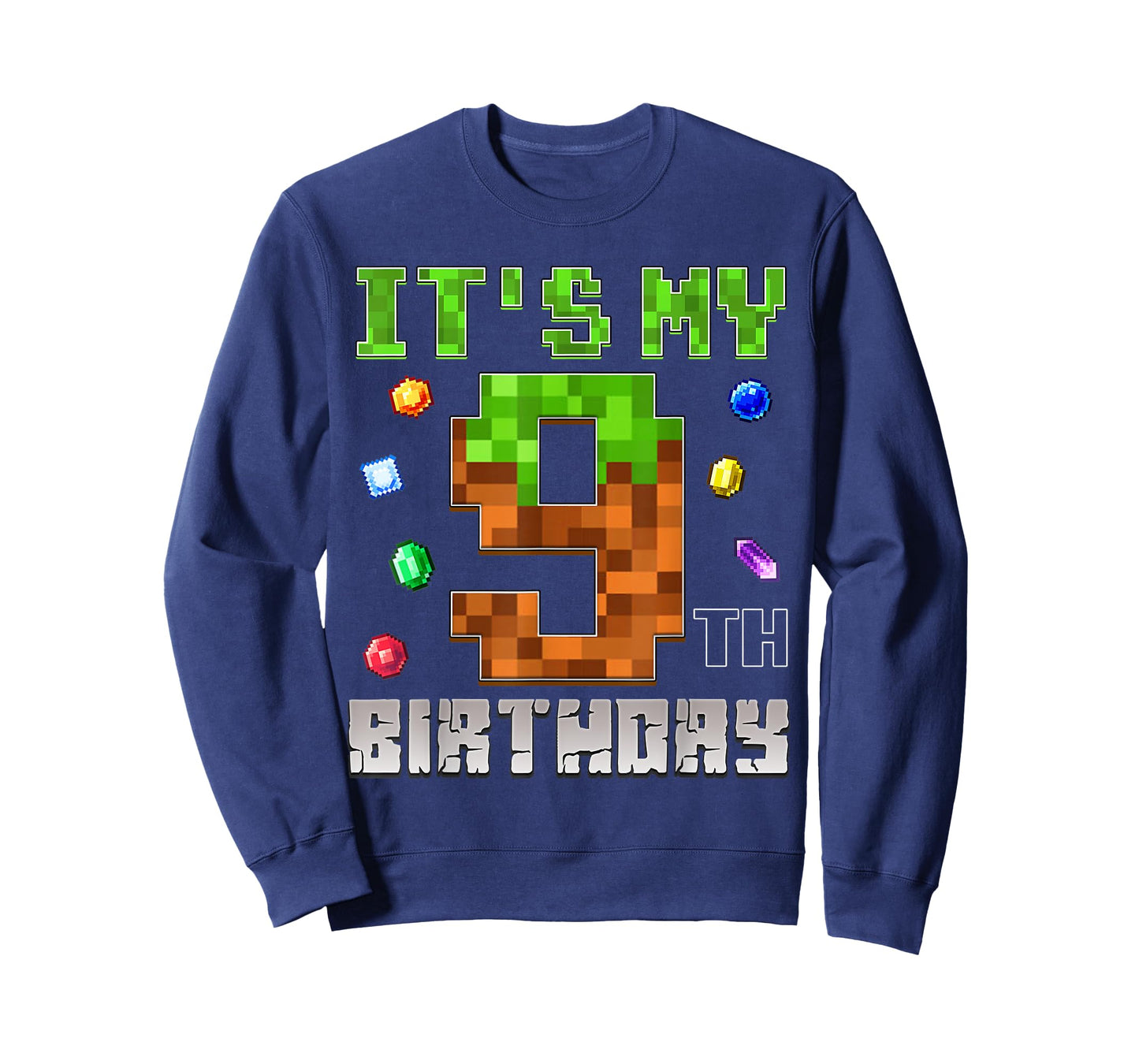 Birthday Boy Shirt It's My 9th Birthday Video Game Pixel T-Shirt