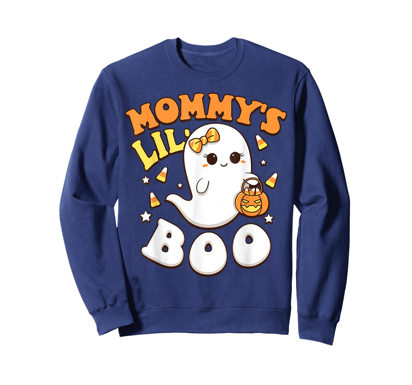 Mommy's Lil' Boo Baby Girls Toddler Halloween Cute Boo Ghost T-Shirt