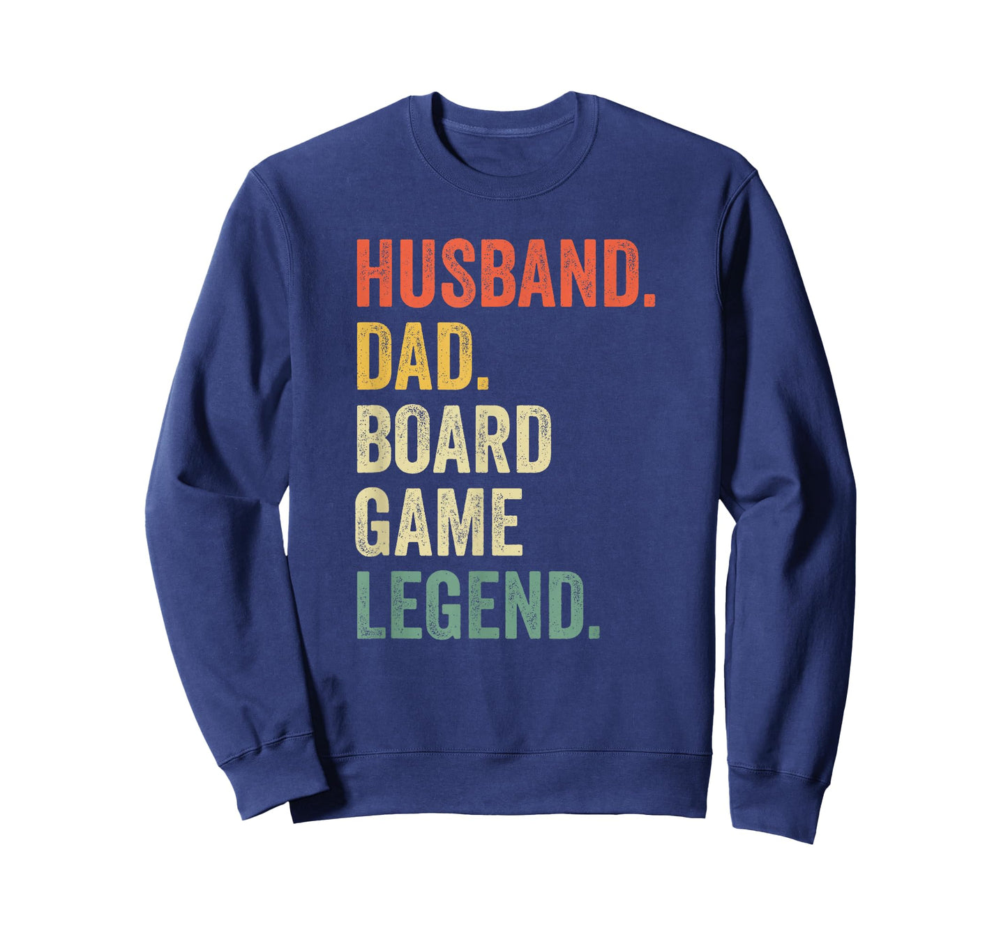 Husband Dad Board Game Night Legend Funny Father Vintage T-Shirt