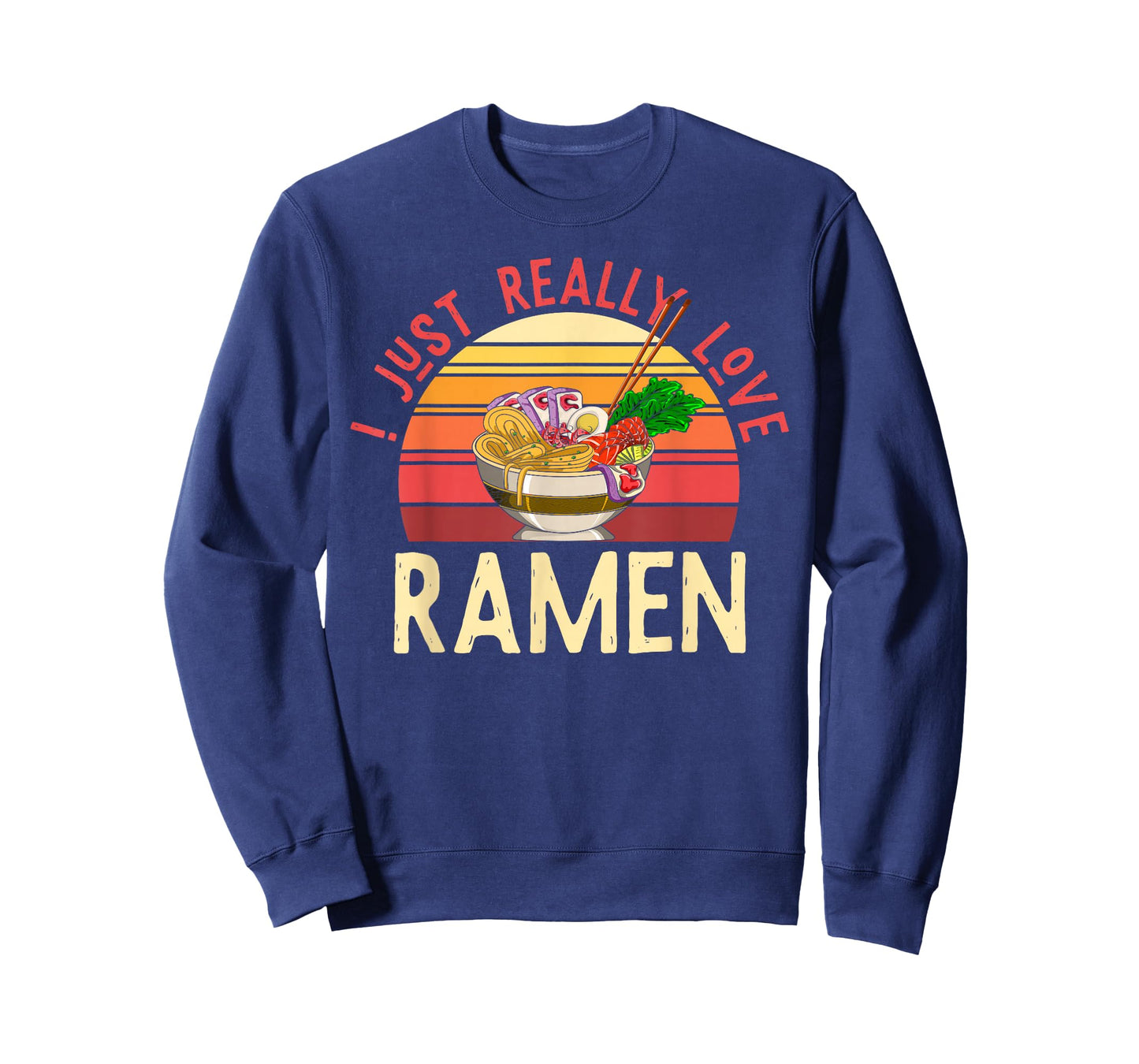 Retro Japanese Noodles Lover Gift I Just Really Love Ramen T-Shirt